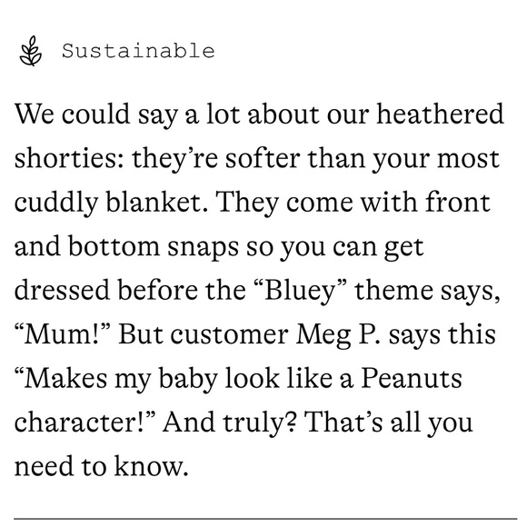 Primary heathered henley shortie in stripe - Picture 2 of 3